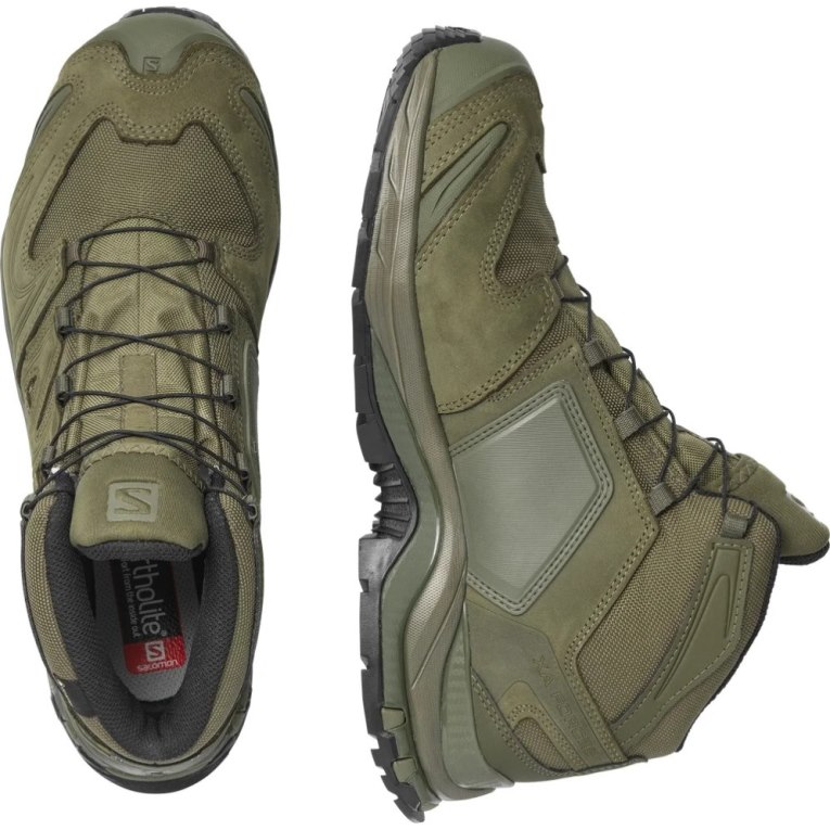 Botas Tácticas Salomon Xa Forces Mid GTX EN Mujer Verde Oliva | MX ZVDY605